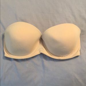 Carnival strapless 34DD beige bra